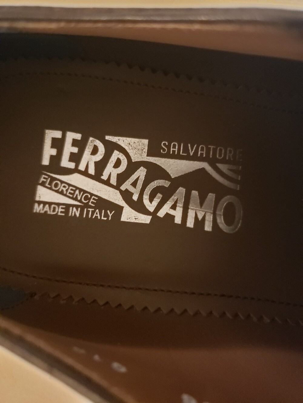 LIKE NEW Wine (Deep Burgundy) Formal-ish Shoes By Ferragamo, UK 8.5 2E (US 9.5W)